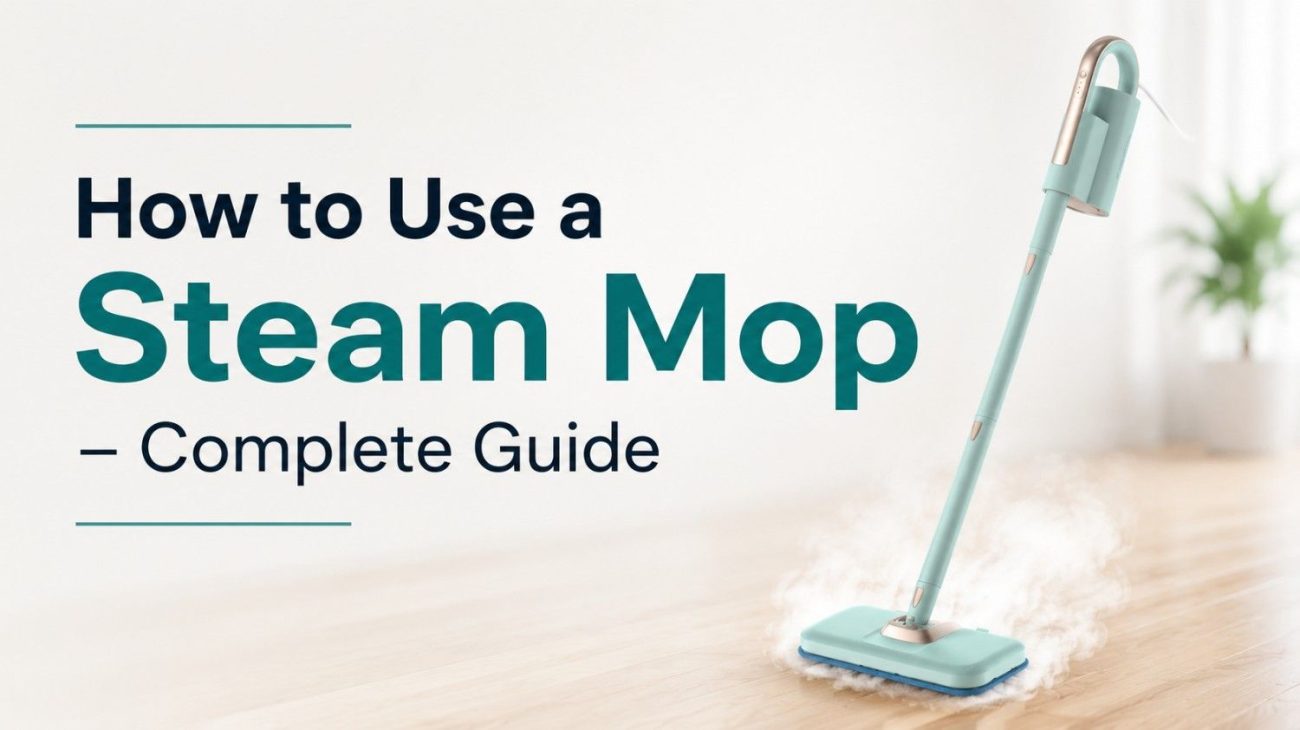 How to use a steam mop